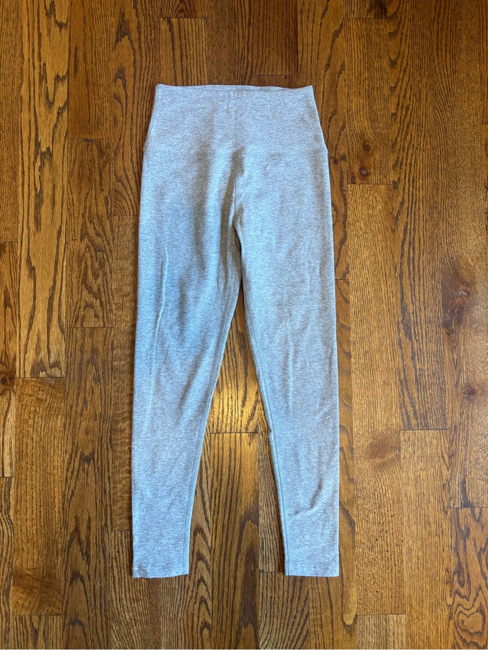 Beyond Yoga Spacedye Caught in the Midi High Waisted Legging Silver Mist Small